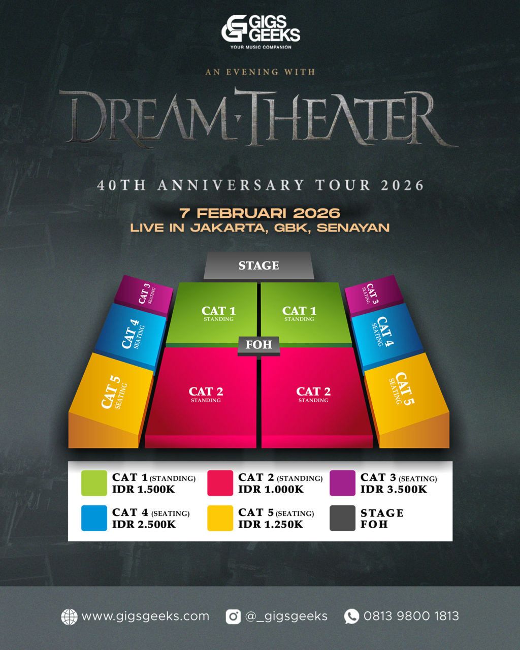 Dream Theater Live in Jakarta 2026
