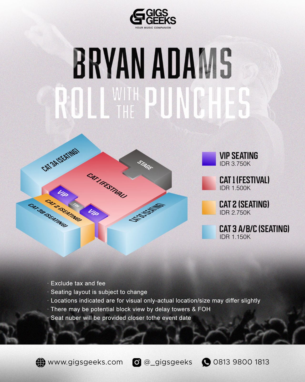 Bryan Adams Roll with the Punches