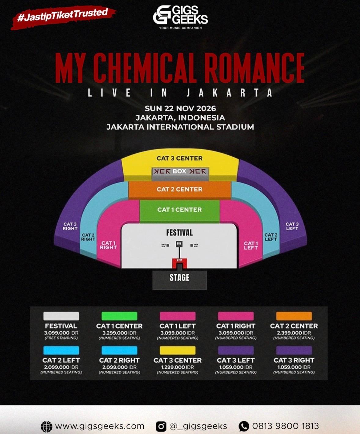 MY CHEMICAL ROMANCE JAKARTA 2026