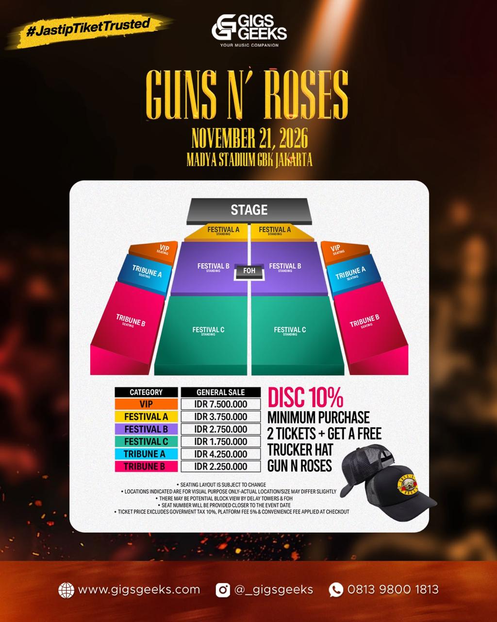 Guns N’ Roses Live in Jakarta