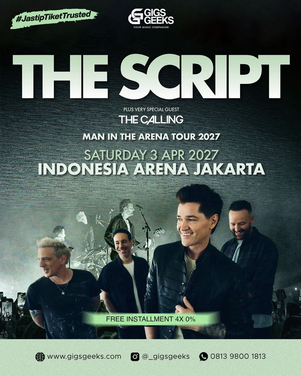 The Script Man In The Arena Tour 2027